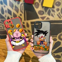 anime dbz goku dragon ball for apple iphone 13 12 11 pro max mini xs max x xr 6 7 8 plus frosted translucent phone case fundas