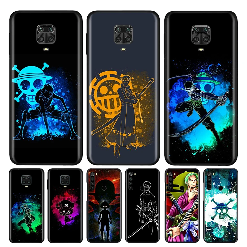 

One Piece Anime Silicone Cover For Xiaomi Redmi Note 11 10T 10 10S 9 9S Pro Max 9T 8T 8 7 6 5 Pro Phone Case Coque