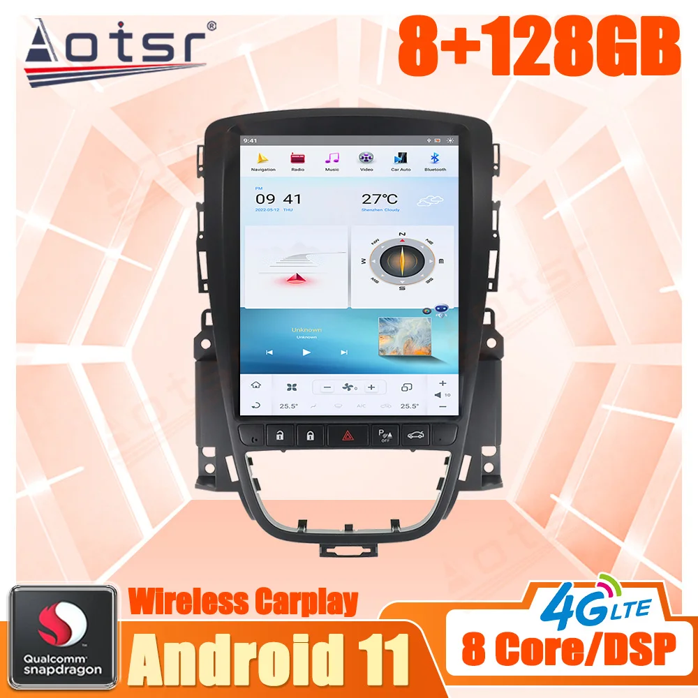 

Android For Opel Vauxhall Holden Astra J 2009-2016 Car Multimedia Radio Stereo Player GPS Navi Head Unit Qualcomm Snapdragon Din