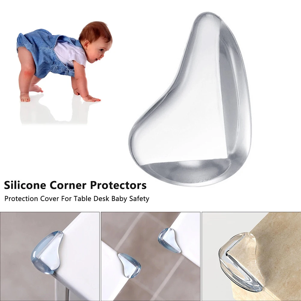 

Protectors Corner Edge Covers None Guard PVC Protection Safety Transparent 10pcs Baby Child Corner Edge Brand New