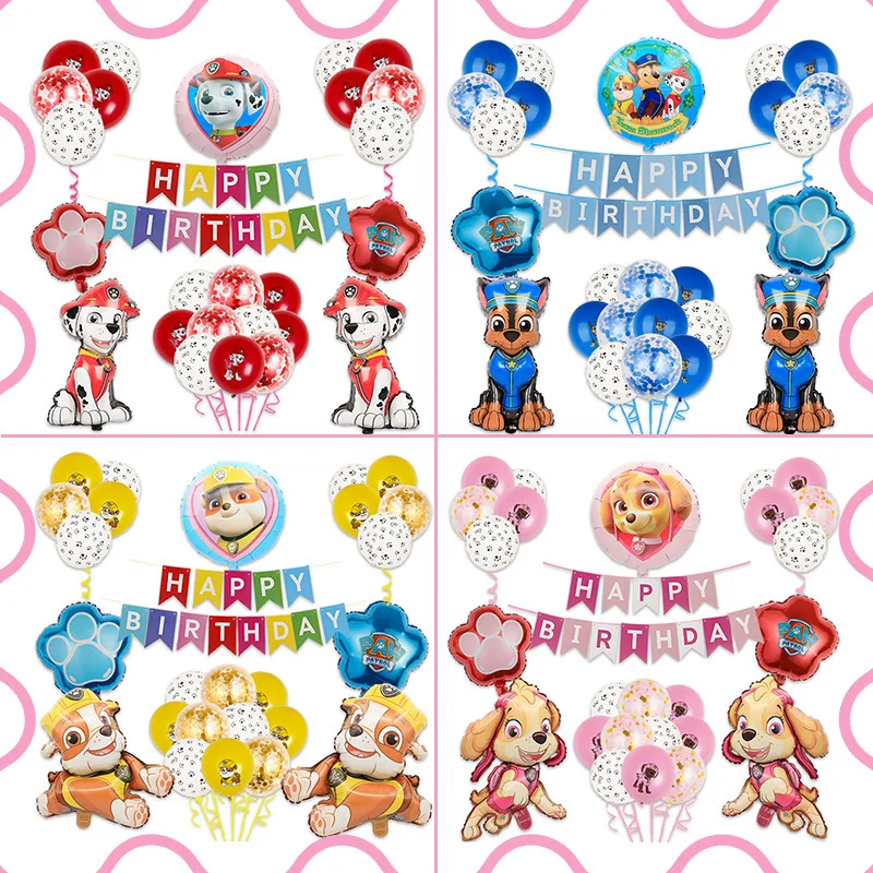 

Paw Patrol Archie Aluminum Film Balloons Children's Cartoon Balloons Festival Party Decoration Chase Skye Marshall Rubble