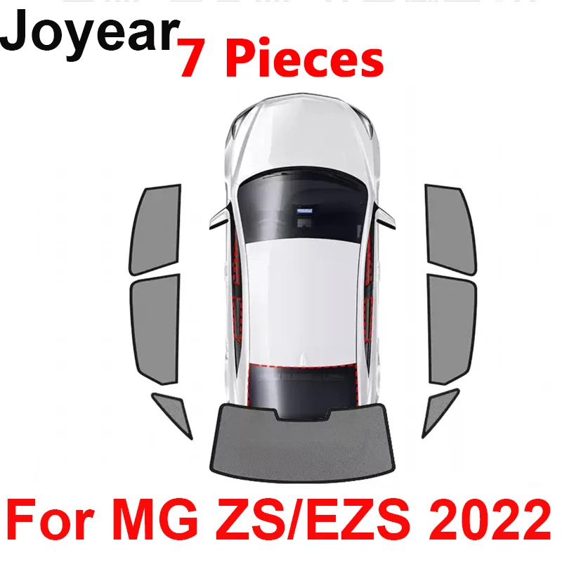 

For MG ZS/EZS 2022 Car Magnetic Side Window SunShades Shield Mesh Shade Blind Car Window Curtian Protection Accessories