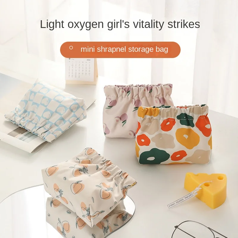 

Shrapnel Printing Storage Bag Lipstick Pack Key Cosmetic Bag Small Bag inside Carry-on Bag Portable Mini