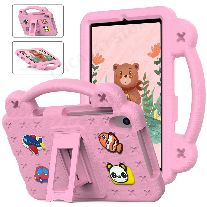 

Cute Kids EVA Shockproof Cover for TCL Tab 8 LE 4G Case 8" Tablet PC Portable Funda with Rear Kickstand For TCL TKEE Mid Shell