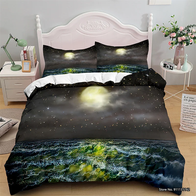 

Fashion Star Series Duvet Covers Pillowcases Home Textiles 3D Digital Printed Adult and Children's Bedroom Bedding