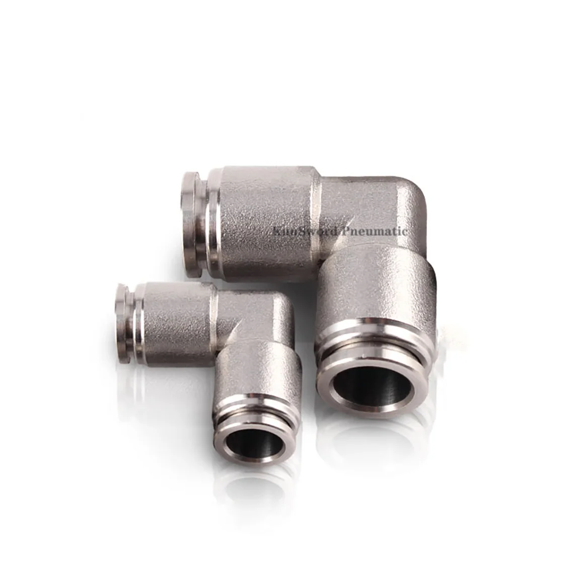 

304 Stainless Steel 4 6 8 10 12mm Pneumatic Quick Connector L-Type Right-angle 2-Way Hose Trachea Quick-Plug Pneumatic Connector
