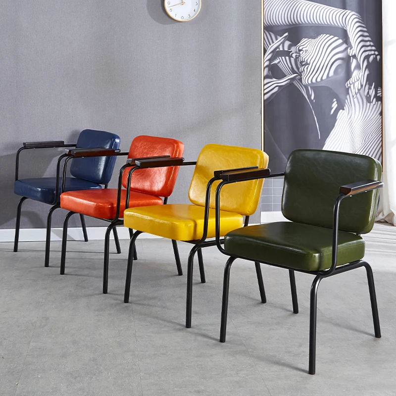 

Nordic Style Chair Living Room Luxury Dining Chairs Throne Design Italian Fancy Leather Sillas De Comedor Lounge Suite Furniture