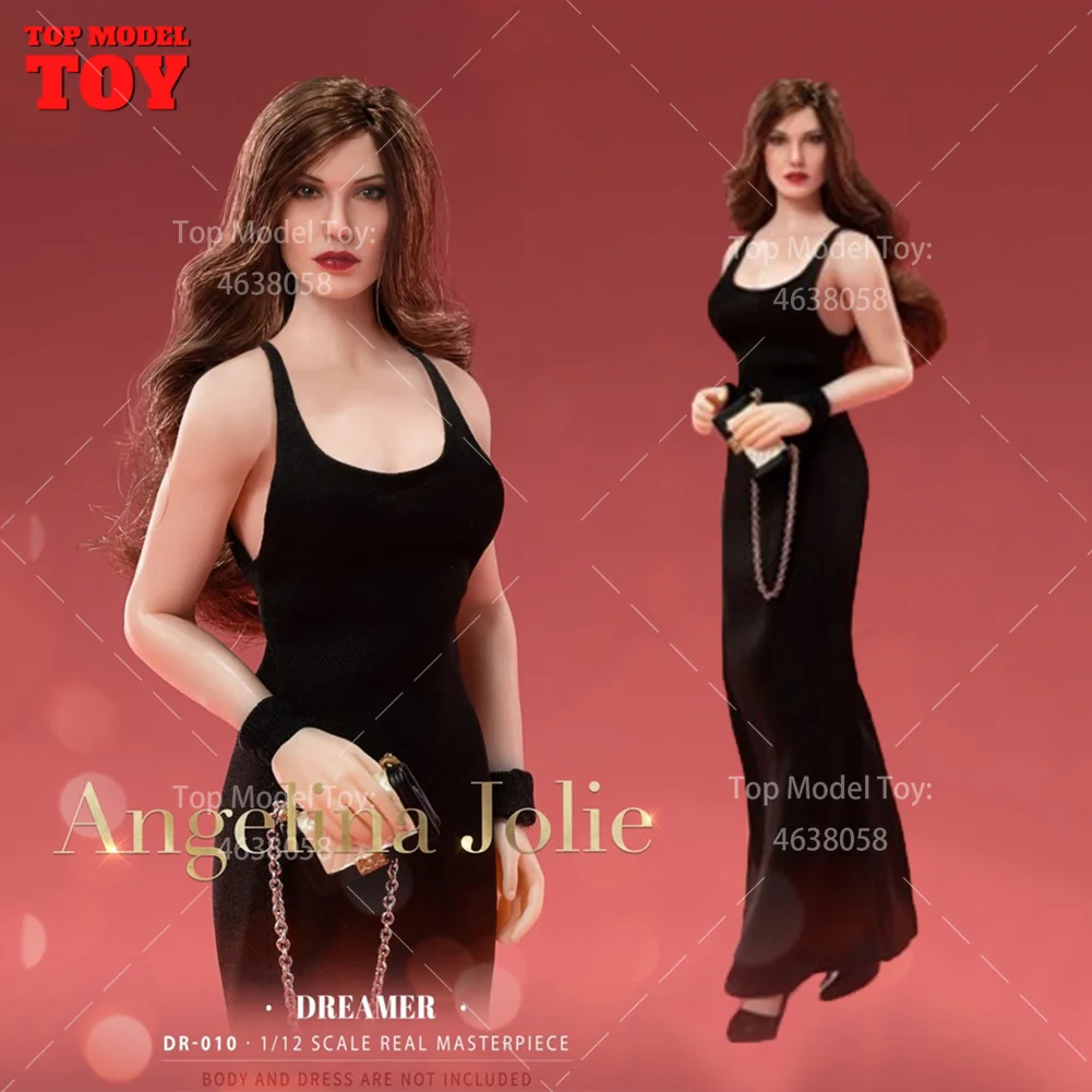 Экшн-фигурки DREAMER DR-010 в масштабе 1/12 с резьбой по голове Жюли вечернее платье
