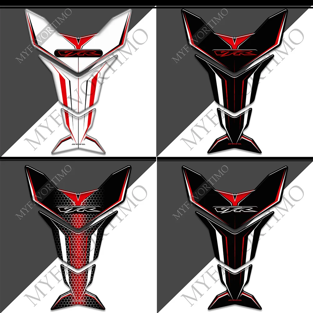 Фото Мотоцикл для Honda VFR 400 600 700 750 800 1200 X F VFR800 Накладка на бак Газ Мазут Комплект защиты колена рыбья кость Наклейки Наклейки №4
