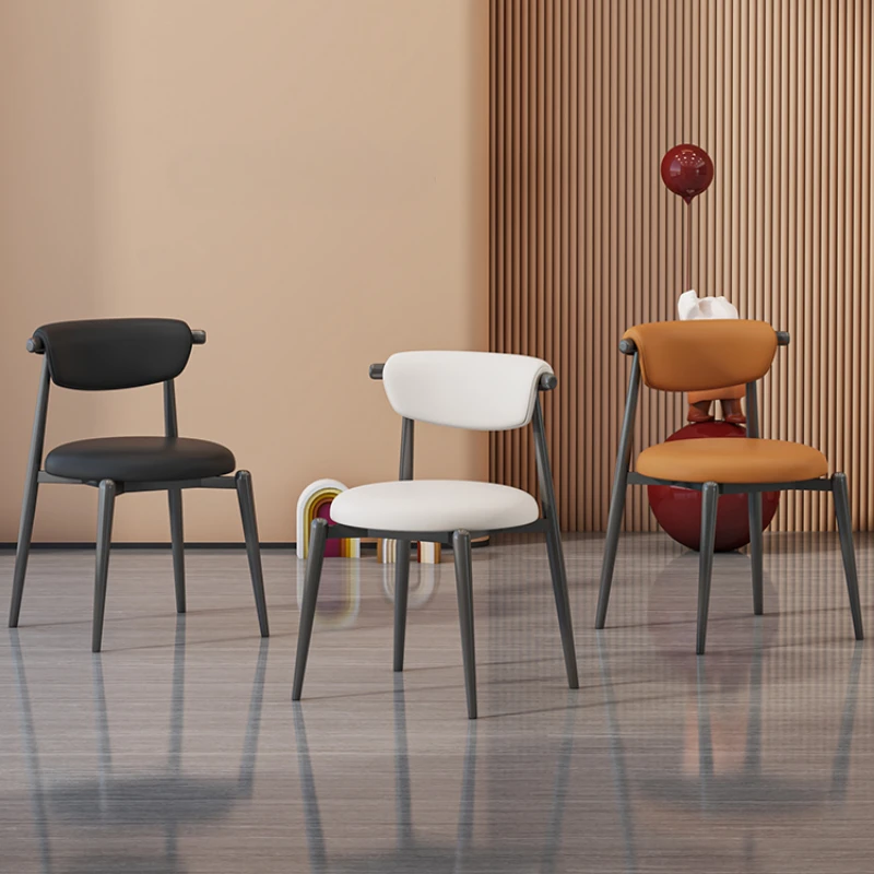 

Metal Kitchen Restaurant Dining Chairs Living Room Nordic Cafe Ergonomic Dining Chairs Modern Cadeira Home Furniture MR50DC