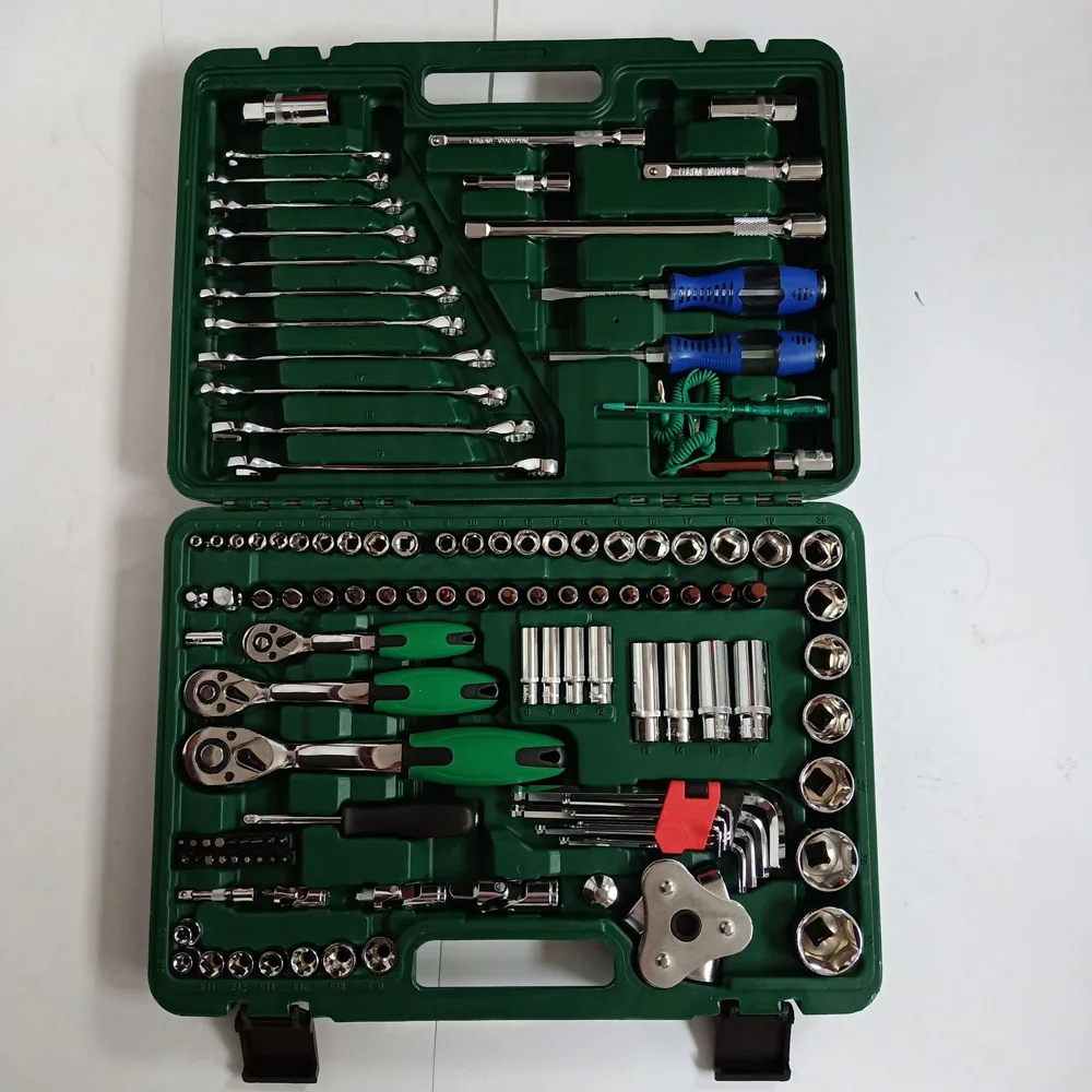 121 шт. инструмент для ремонта автомобиля из хромованадиевой стали гаечный ключ