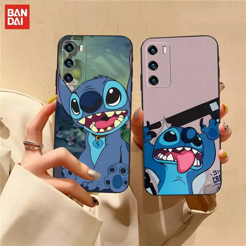 

Stitch Cute Cartoon Phone Case Fundas Shell For Huawei Y9 Y7 Y5 Y6 Prime 2019 Y9s Mate 10 20 30 Lite 40 Pro Nova 5t Coque