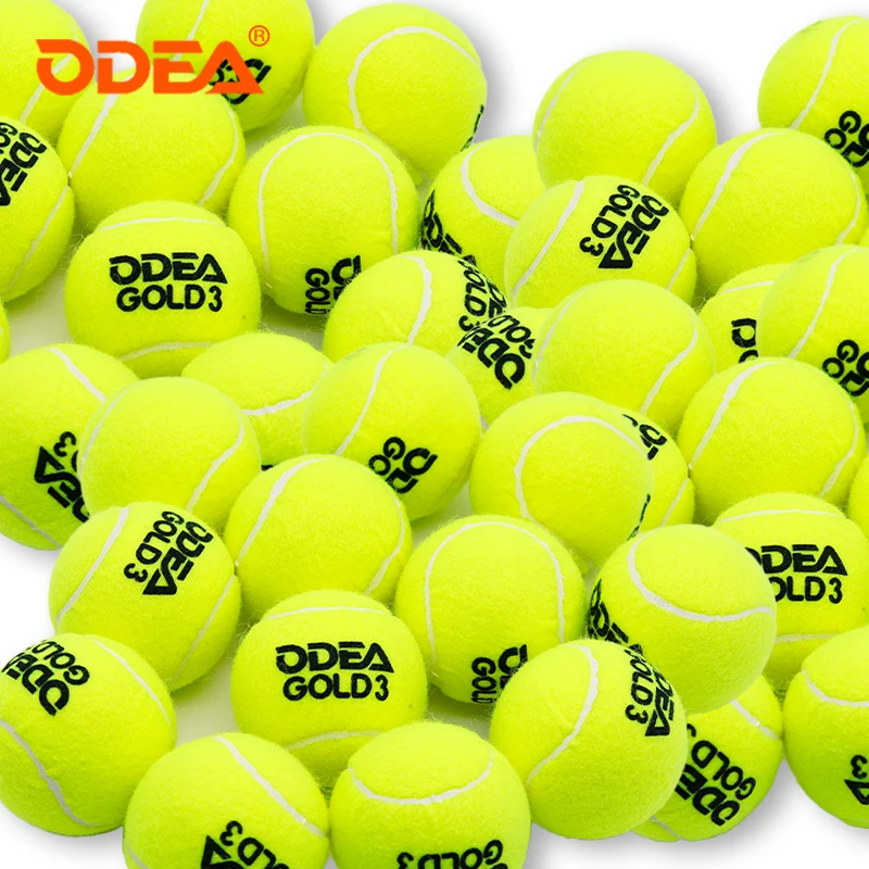 ODEA Tennis Balls Bulk DOLD ITF Approved Wool Professtional Competition Training Tennis Thickened Rubber Liner Tenis Ball 30Pcs