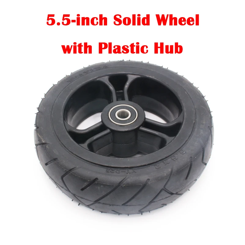 

5,5-дюймовое Цельнолитое Колесо 5.5x2 Из Сплава, Пластика И Резины Для Электросамокатов Quick Wheels F0, Jackhot, Nes