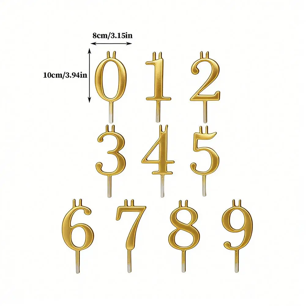 

Цифровые свечи 0-9 для украшения торта