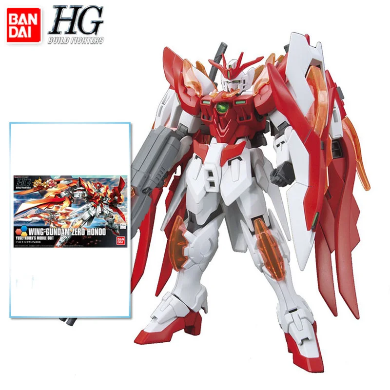 

Original Bandai HGBF 033 1/144 MOBILE REPORT GUNDAM Zero HONOO Assembly Model Collection Action Figure Toy