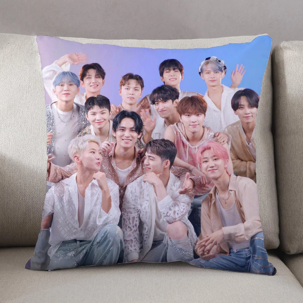 K-pop Декоративные Чехлы На Подушки Квадратные Полиэстеровые Наволочки Для Дивана