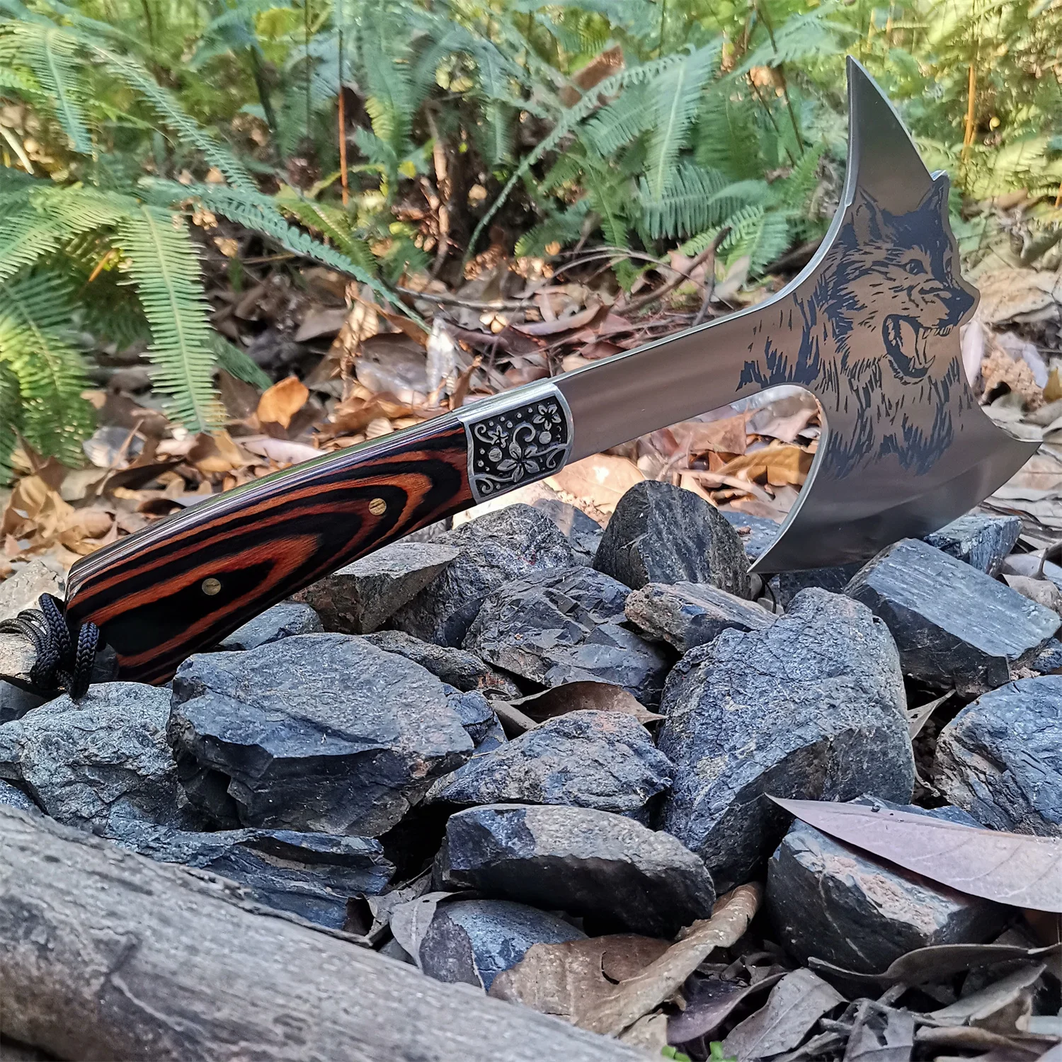 CS тактический топор Tomahawk кованый термообработанный инструмент для выживания из