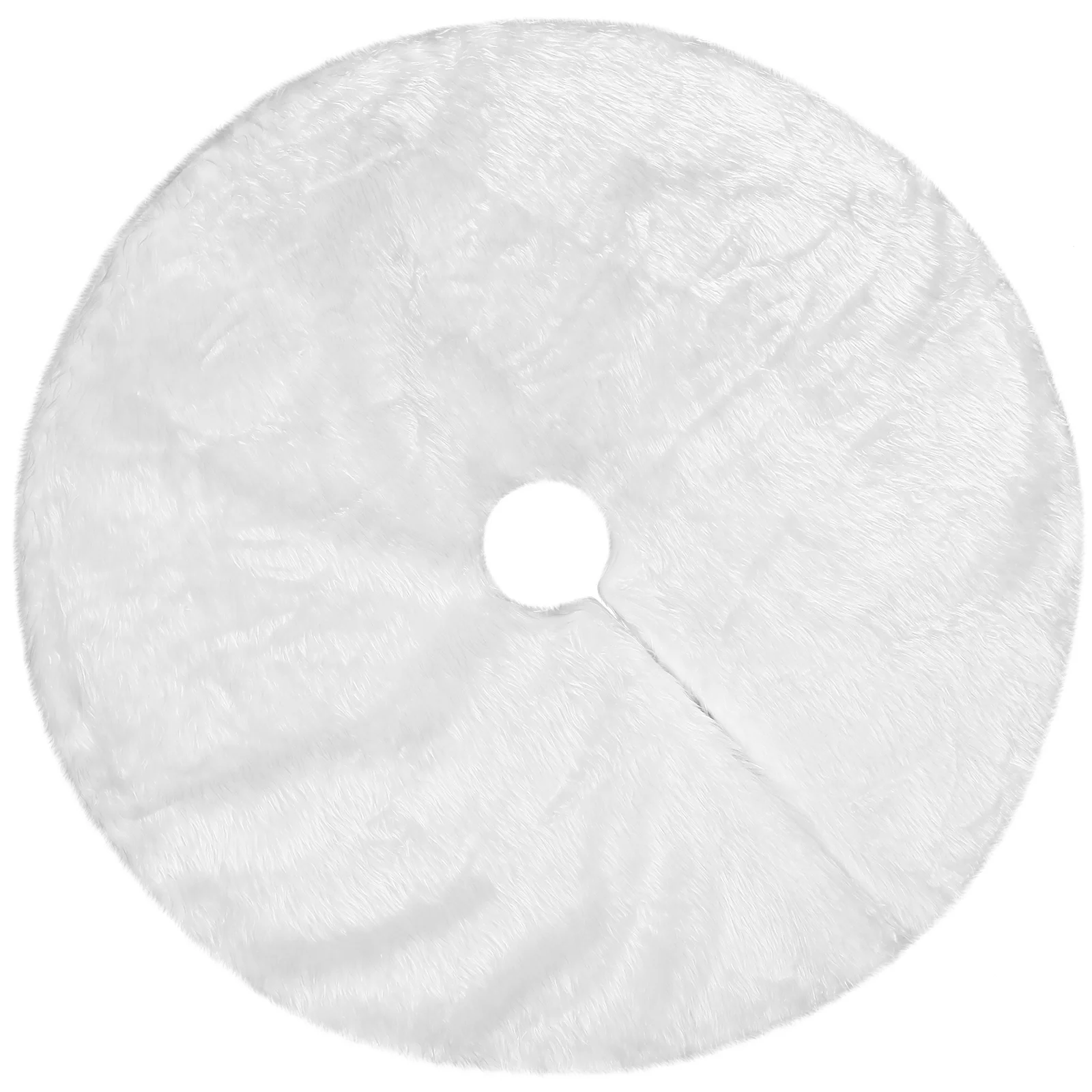 

Tree Skirt Christmas White Winter Xmas Ornament Plush Festival Decoration Ornaments