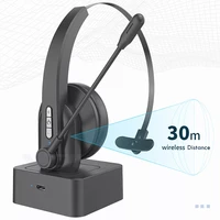 oy631 bluetooth 5 0 call center headset hands free wireless headphones with mic noise cancelling skype for office call center