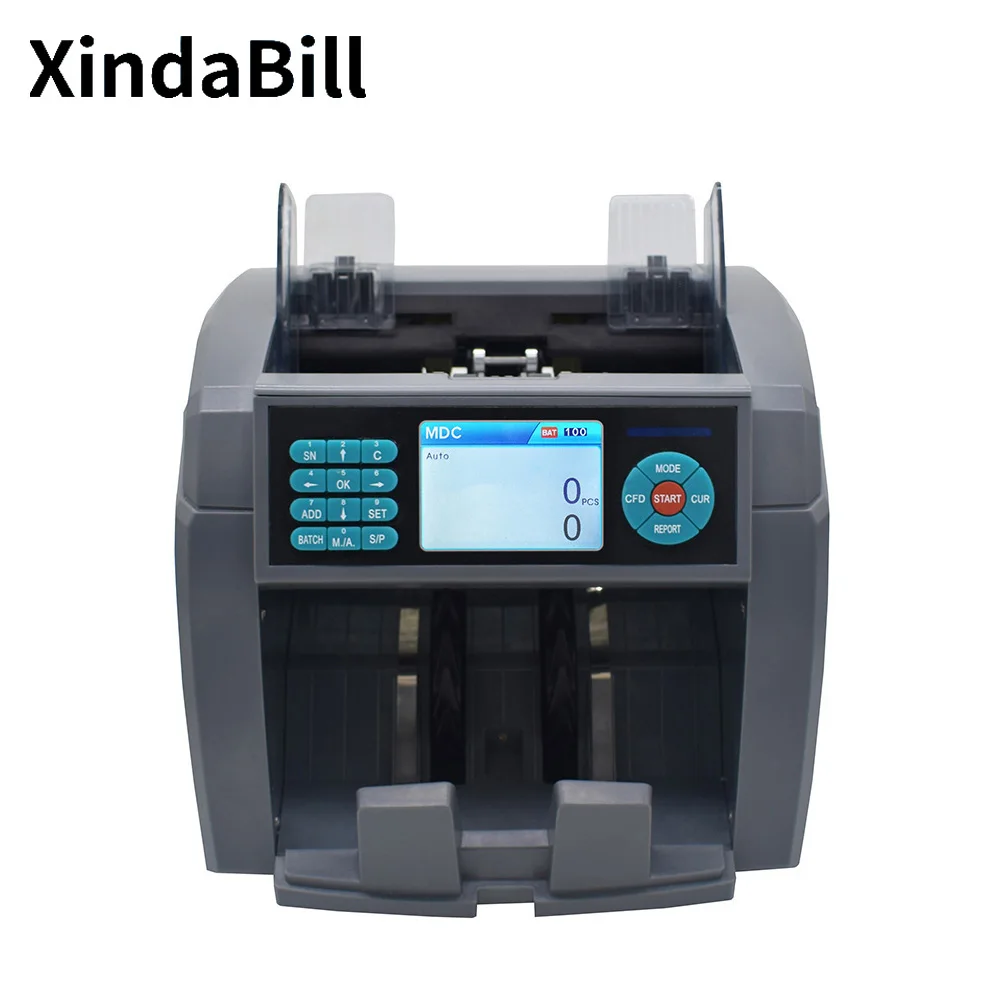 

2 CIS Mix Value Money Counting Machine Counterfeit Detector For 5-7 Kinds Currencies Sorting Bill Counter Bank Restaurant Use