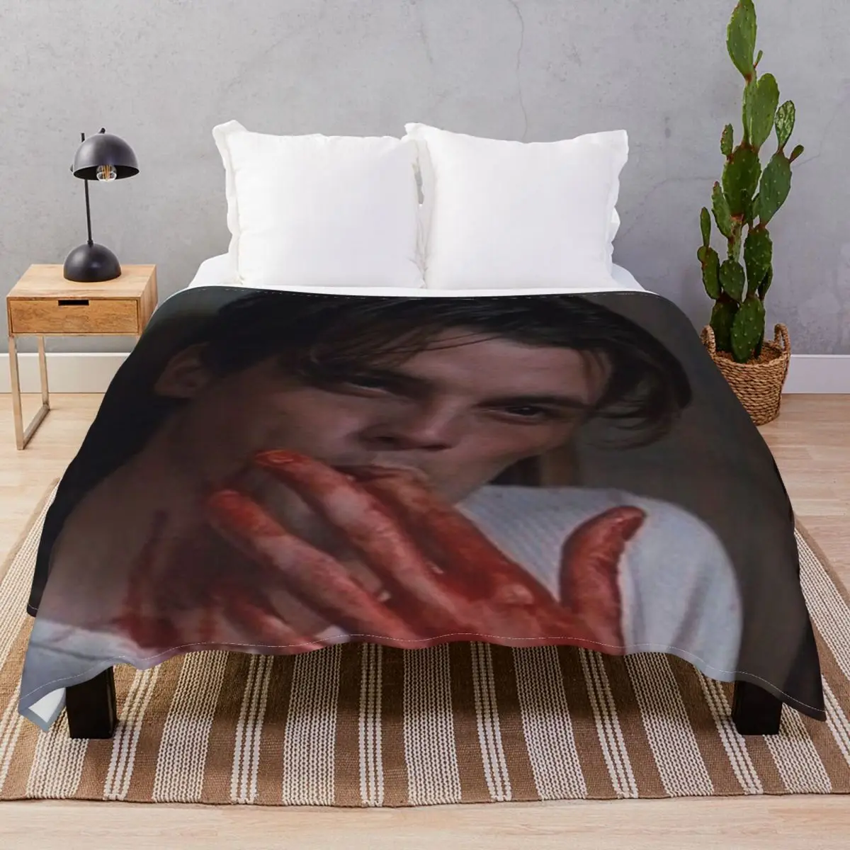 Billy Loomis Blankets Flannel Decoration Breathable Unisex Throw Blanket for Bedding Home Couch Travel Cinema