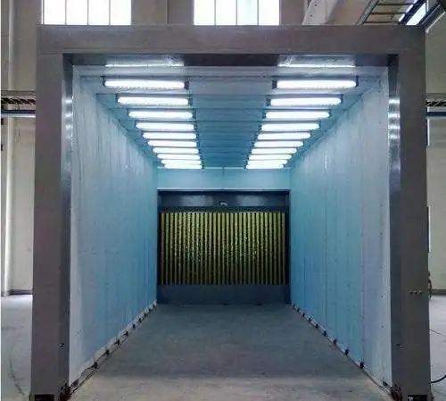 Мобильная Складная Выдвижная кабина для покраски распылением больших частей 20 м