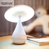 2022 creative mushroom night light led charging touch dimming eye protection learning table lamp childrens bedroom bedside lamp