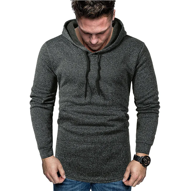 Men's Brand Pop Fashion Personality Business Creativity Pure Color Hoodie Morning Run Mens Hoodies Hip Hop Men Hoodies Hip Hop