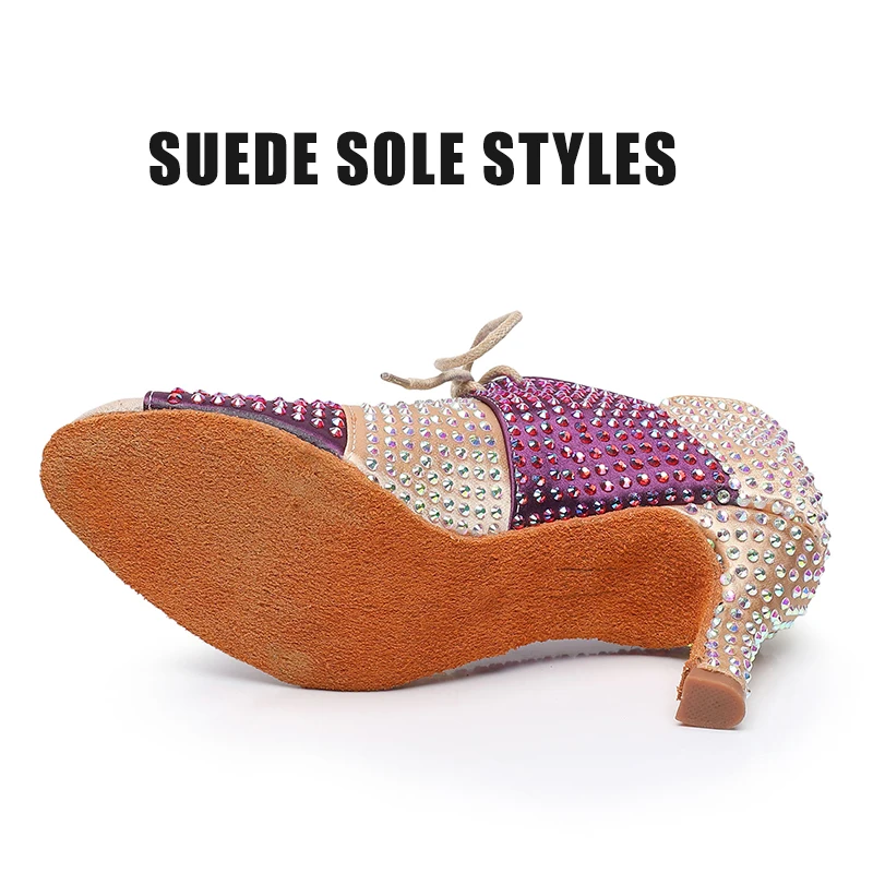 Женская Танцевальная Обувь Атласная Верхняя На Среднем Каблуке В Латинском