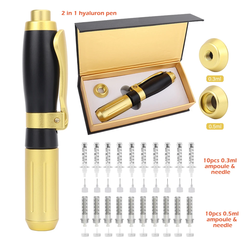 

Гиалуроновая кислота, инъекционная ручка высокого давления с гиалуроновой кислотой, наполнитель для лица и губ, инжектор против морщин, Выс...