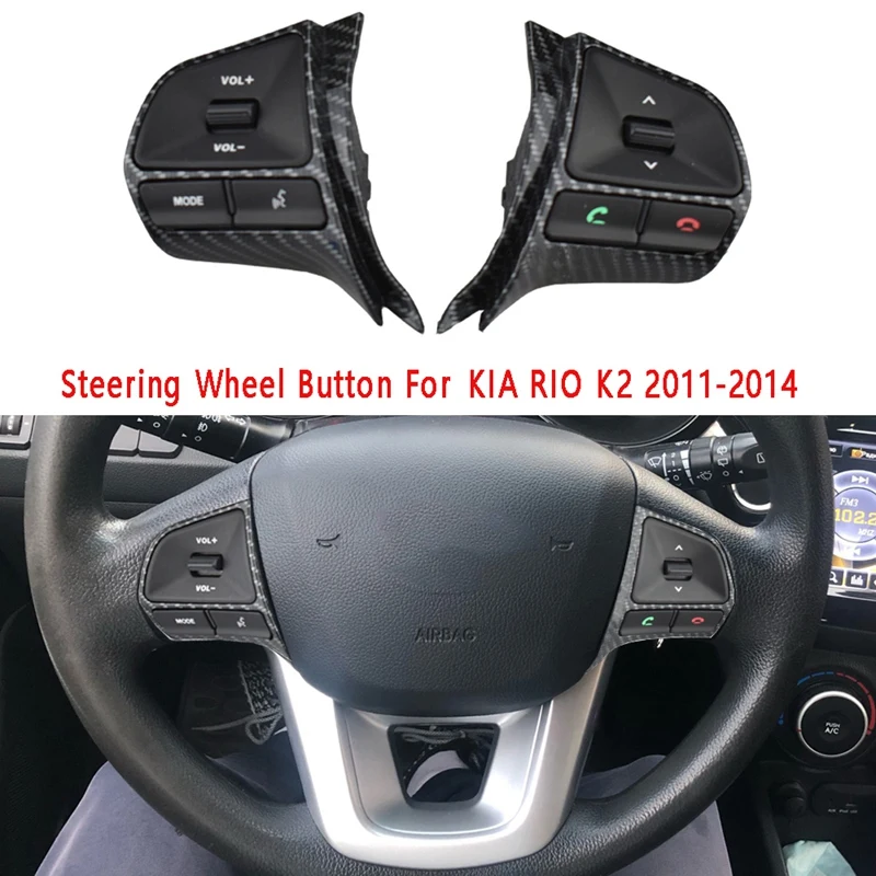 

Multifunction Steering Wheel Button Audio Player Switch With Bluetooth For Hyundai KIA RIO K2 2011-2014