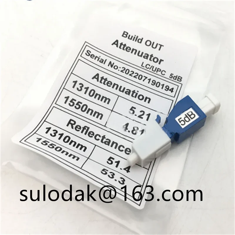 100 шт./лот 3 дБ 5 7 10 LC-LC UPC оптоволоконный аттенюатор разъем одномодовый