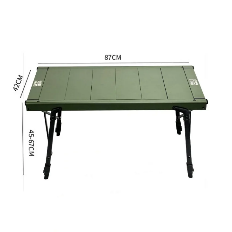 Стол IGT 3-универсальный походный стол зеленый складной из алюминиевого сплава Igt