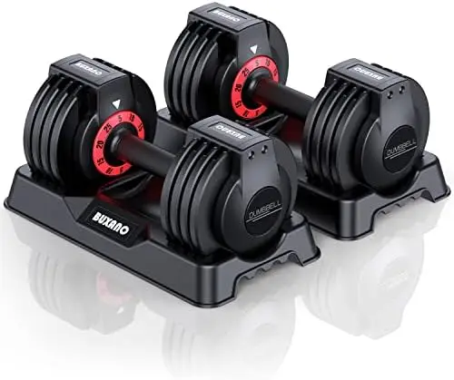 

Weights 25/55LB 5 In 1 Single Adjustable Dumbbell Set for Men and Women Multiweight Options Dumbbell with Anti-Slip Nylon Handle