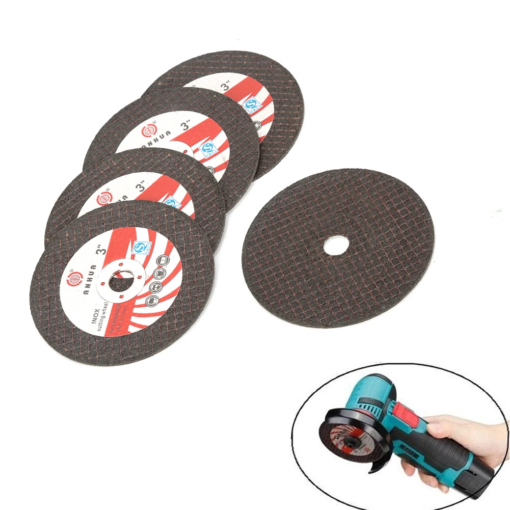 

5pcs 75mm Cutting Disc Circular Resin Grinding Wheel Sanding Disc Polishing For Angle Grinder Electic Cutting Sheet Bit