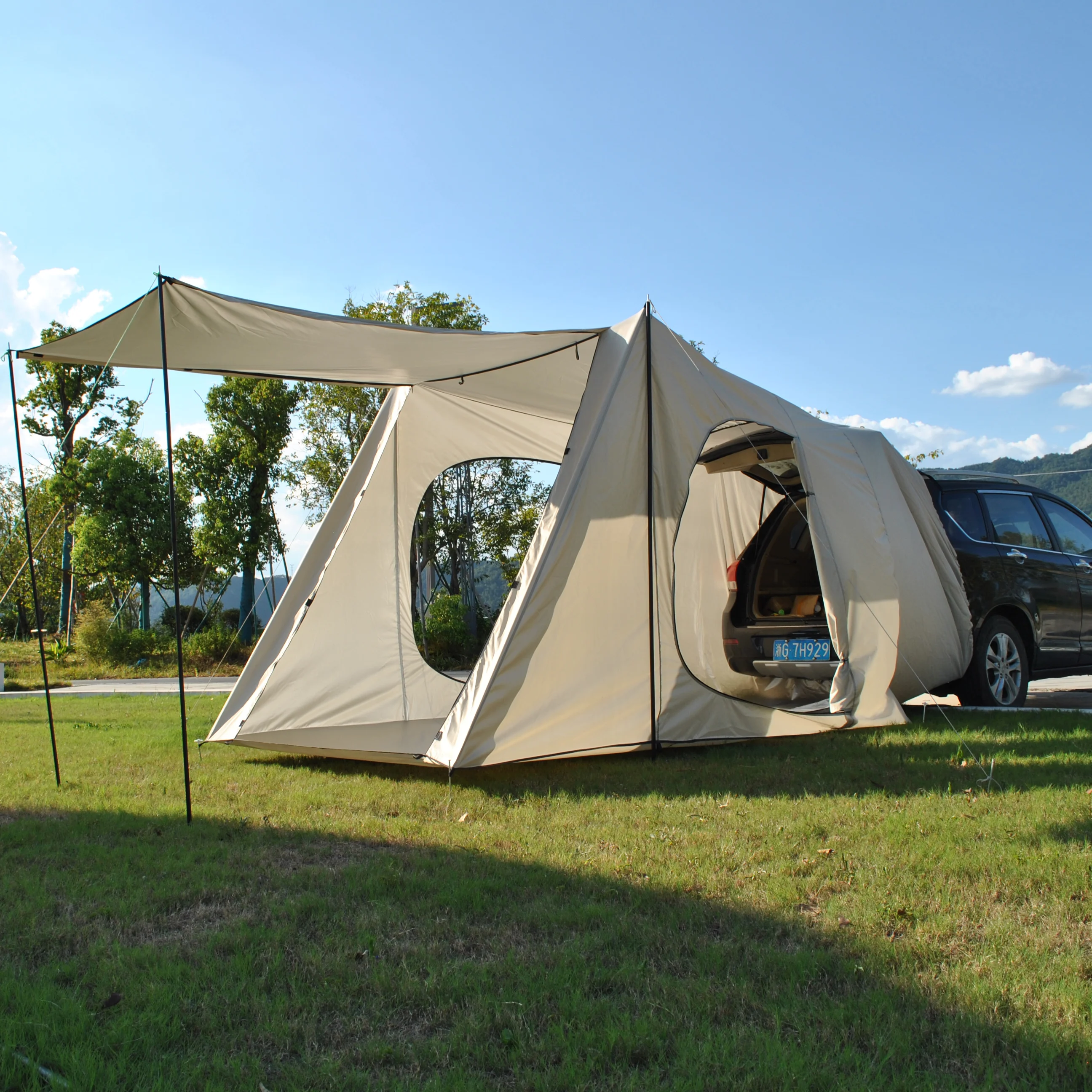 Уличная палатка с удлинителем заднего автомобиля задняя для самостоятельного