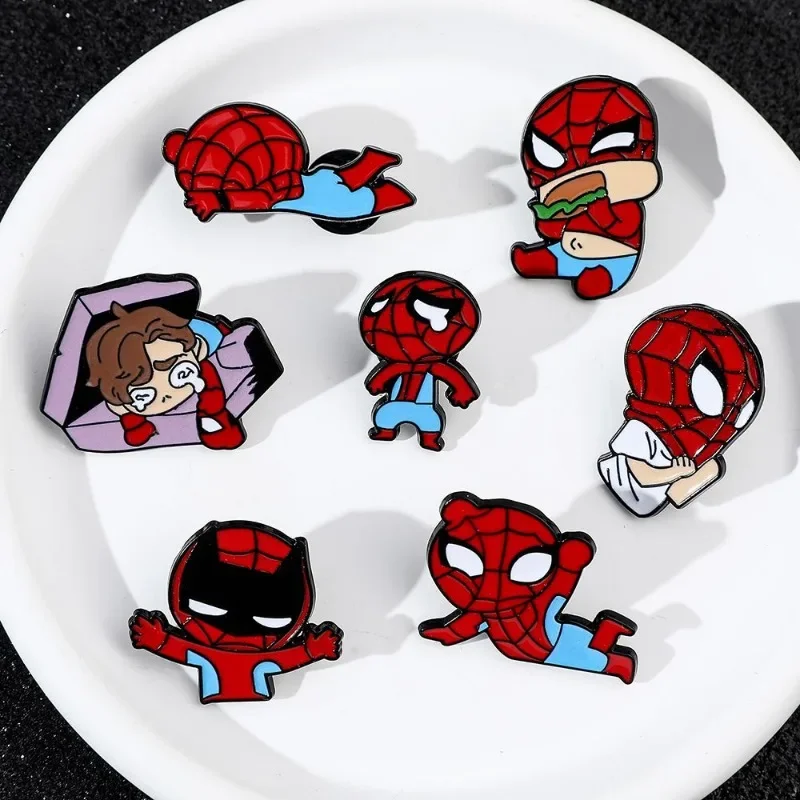 Q версия брошь Человек-паук в европейском и американском стиле Marvel периферийные