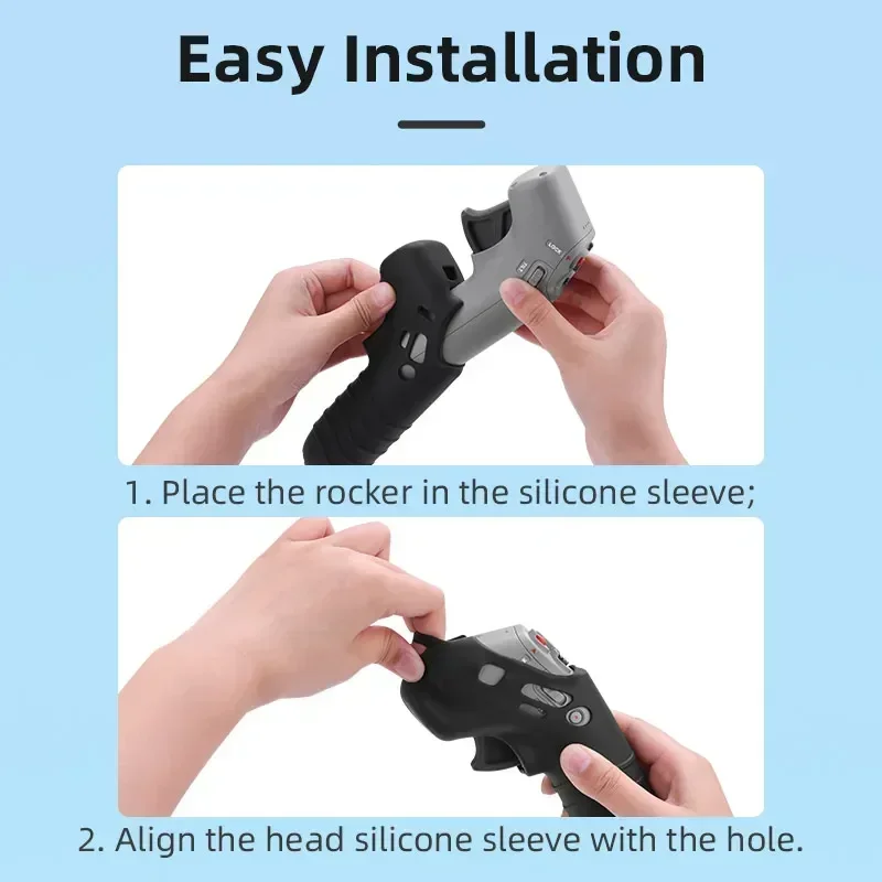 Силиконовый защитный чехол для DJI Avata/FPV Combo Motion Controller 2 на шею шейный ремешок