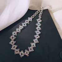 fashion korean style string beaded clavicle chain niche french romantic style necklaces women bohemian jewelry prom accessories