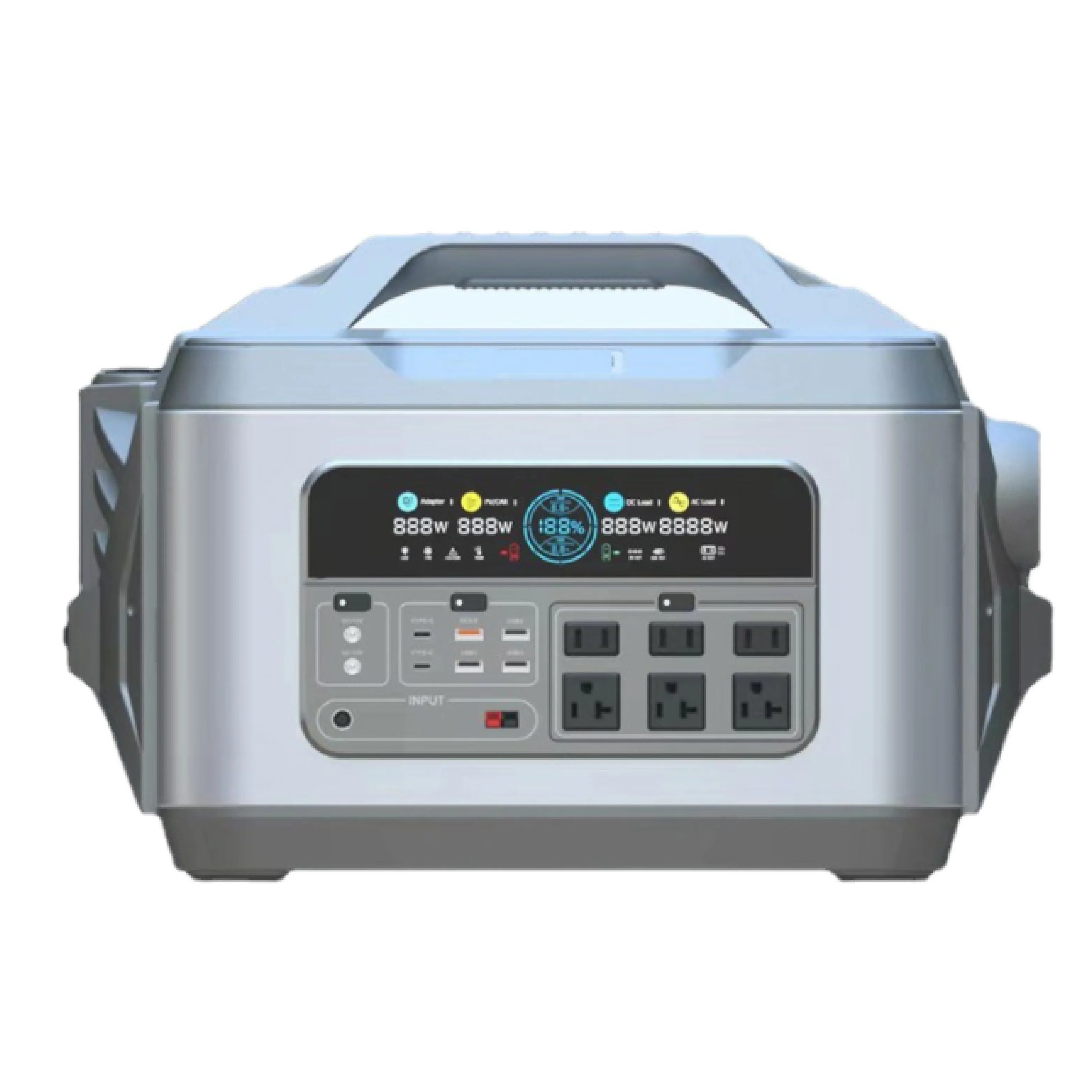 

China factory 2022 new hot sell 1200W 2200W big Powerful portable power for camping home