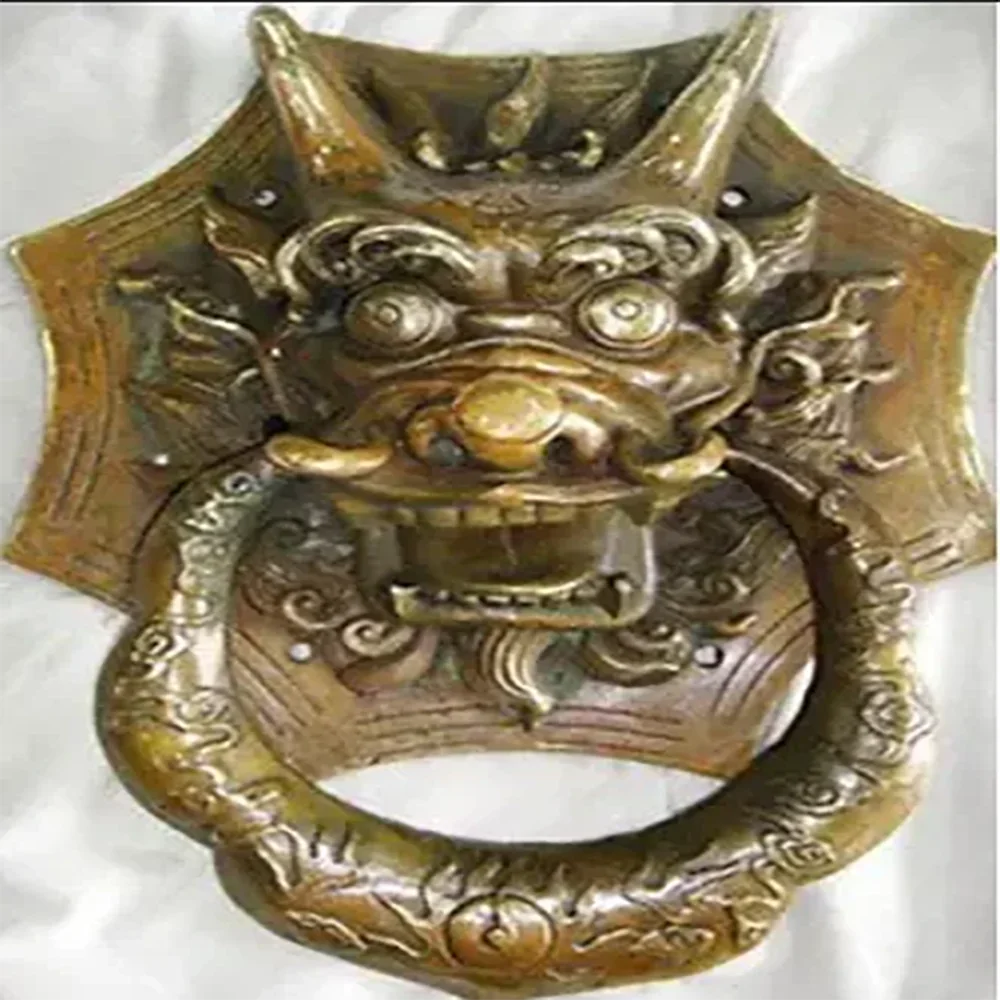 Художественные ремесла Медь Нежный китайский классический латунный дверной