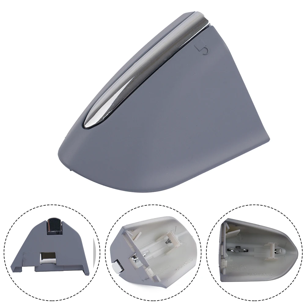 

1PC Door Lock Cover For Ford For Fusion 13-20 Front LH FRONT Door Handle Lock Bezel CHROME Cover Cap Plastic Car Accessories