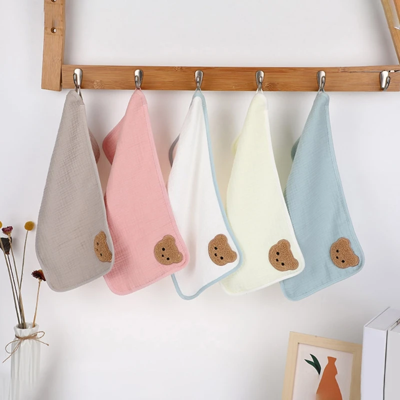 

Pcs/Set Baby Feeding Drool Bibs Shoulder Pad Towel Saliva Towel Soft Cotton