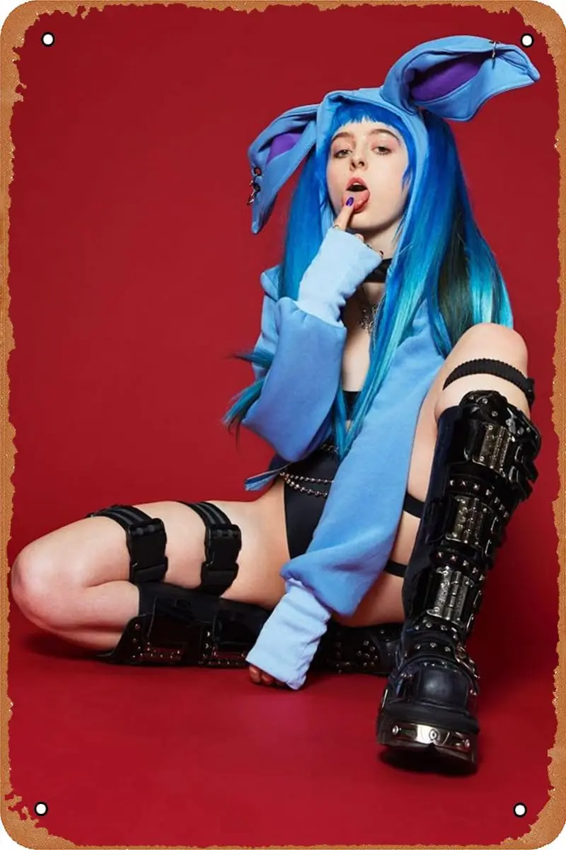 Постер Ashnikko винтажный металлический жестяной знак декоративный постер на стену