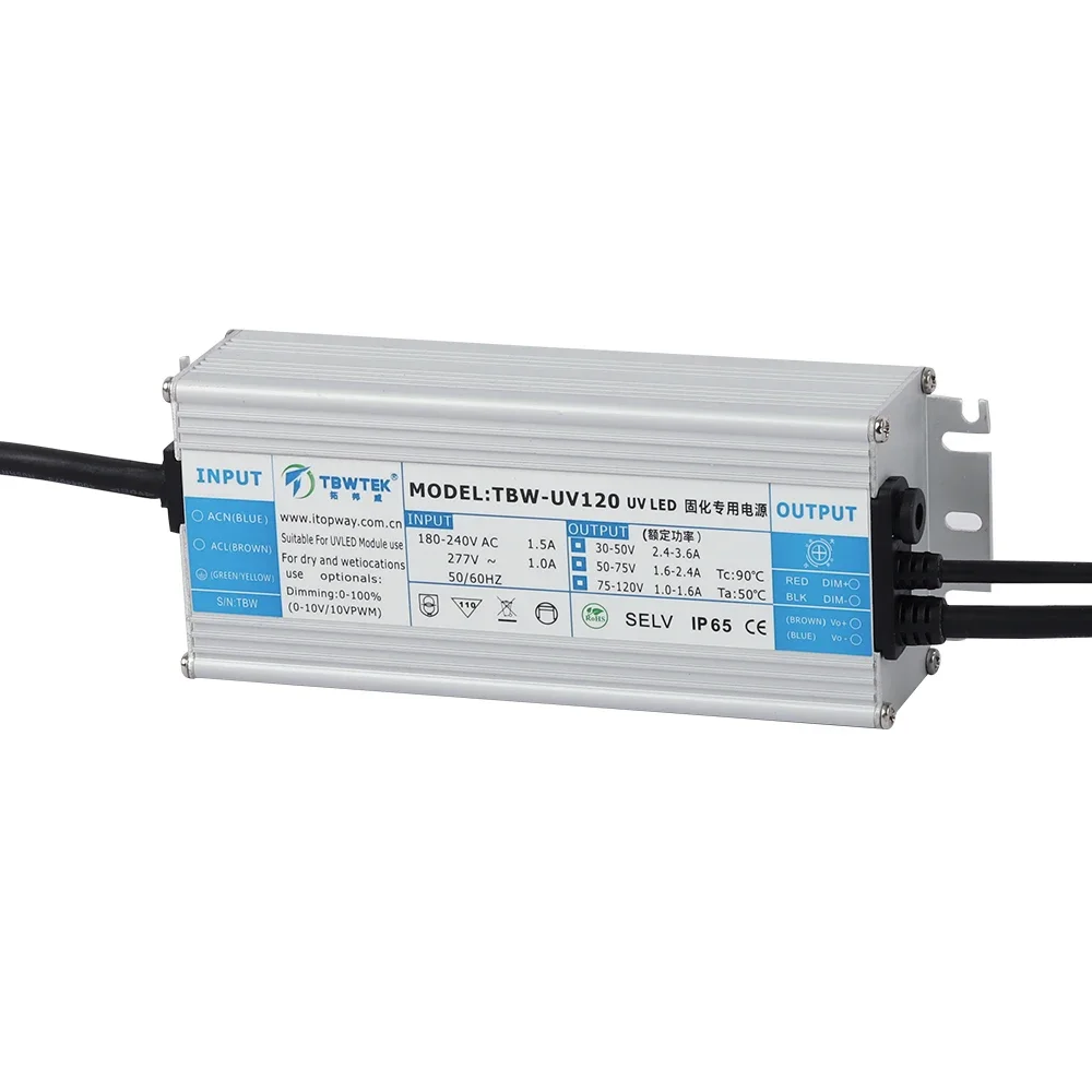 TBWTEK-UV120 3300 мА 2500 1600 2400 УФ-светодиодный электронный трансформатор импульсный
