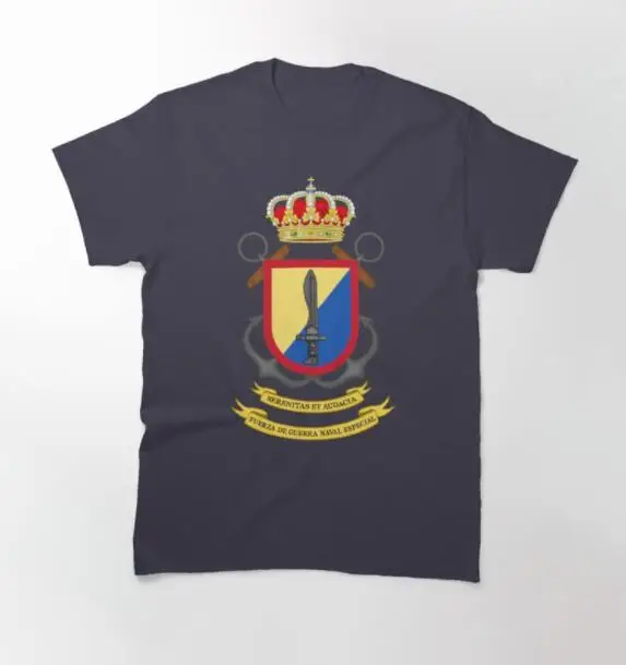 

Fuerza de Guerra Naval Especial - Special Naval Warfare Force (Spanish Navy) Men T-Shirt Short Casual 100% Cotton Shirts