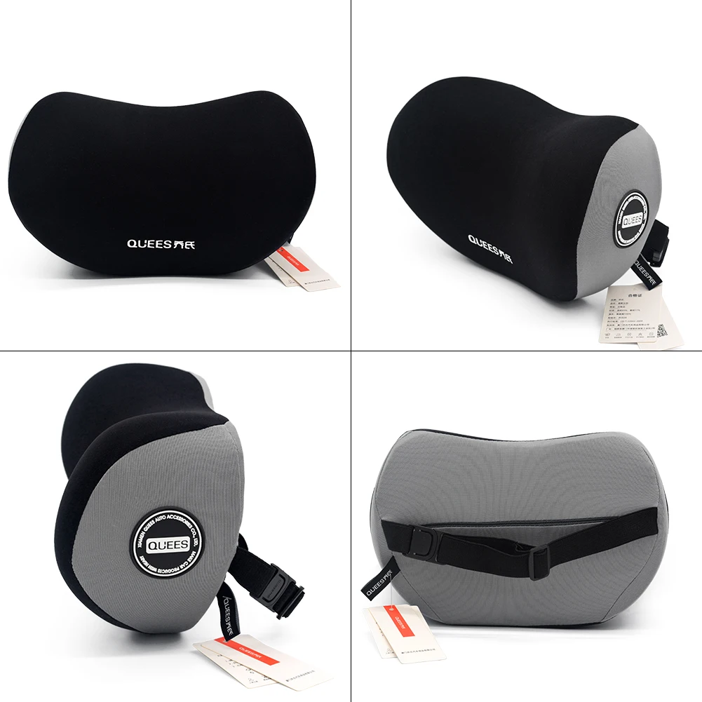 Подушка на подголовник автомобиля из пены с эффектом памяти моющаяся поясная