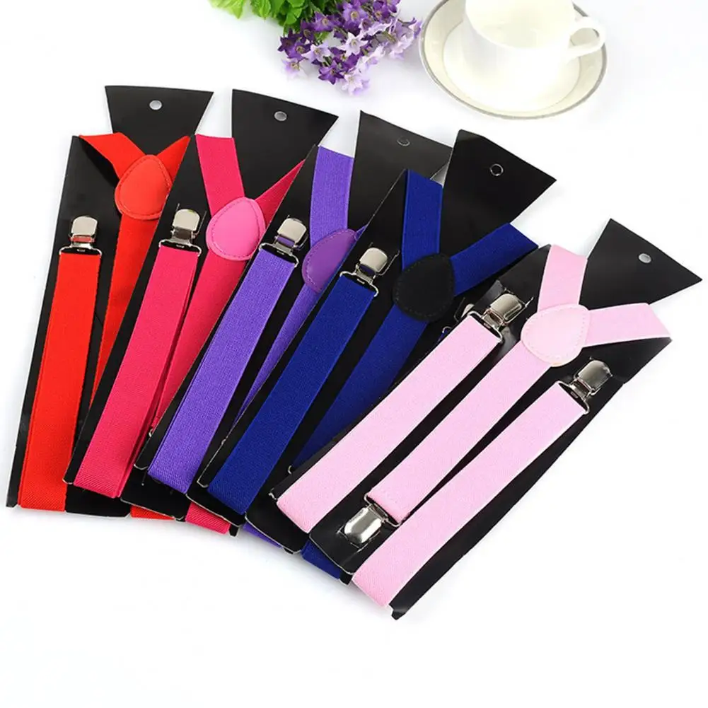 

Мужские эластичные регулируемые Y-образные металлические зажимы, Тонкие высокопрочные однотонные мужские бриджи унисекс для повседневной жизни