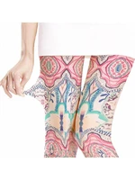 spring and summer new style panties silk stockings national style personalized womens thin bottoms core wrapped silk printed